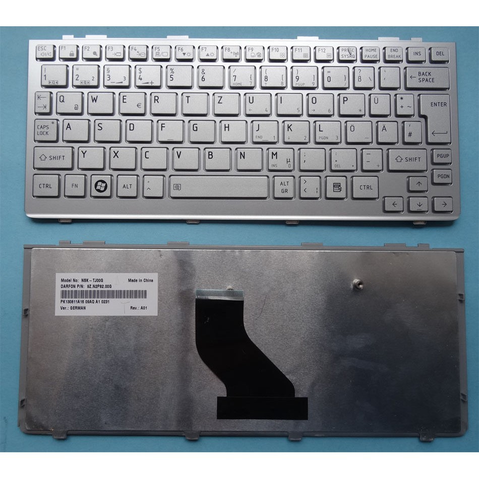 (KEYBOARD) BÀN PHÍM LAPTOP TOSHIBA NB200 dùng cho Satellite NB200 NB201 NB202 NB203 NB205 NB255 NB305 NB500 NB505