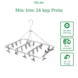 Móc treo inox loại 24 kẹp Prota
