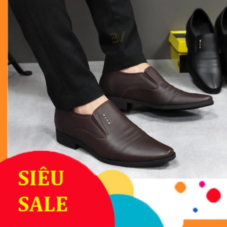 Giày tây nam công sở, giày lười da nam cao cấp