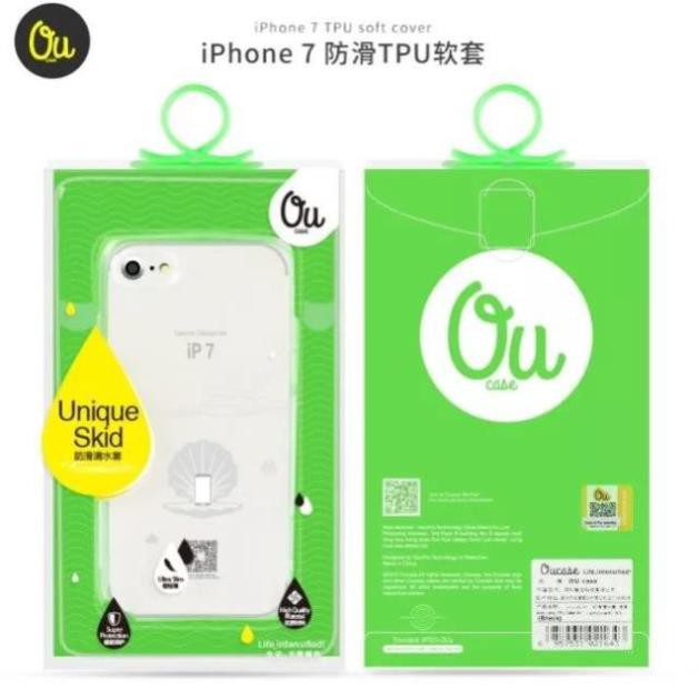 Ốp Iphone Dẻo Trong Suốt Oucase Chống Trơn Trượt