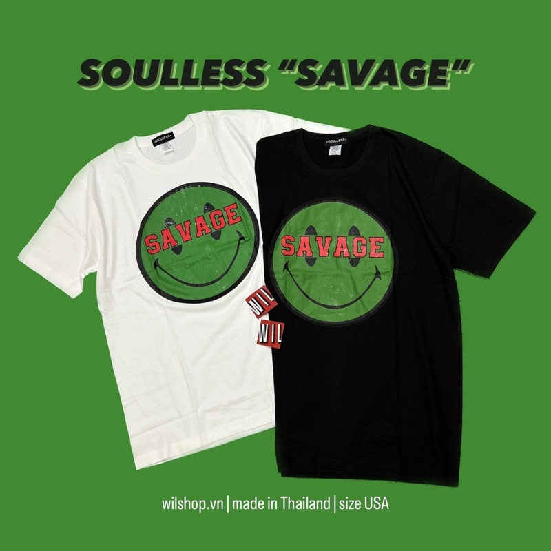 ÁO SOULLESS TEE - ALIEN & E.T - ÁO UNISEX SIZE USA