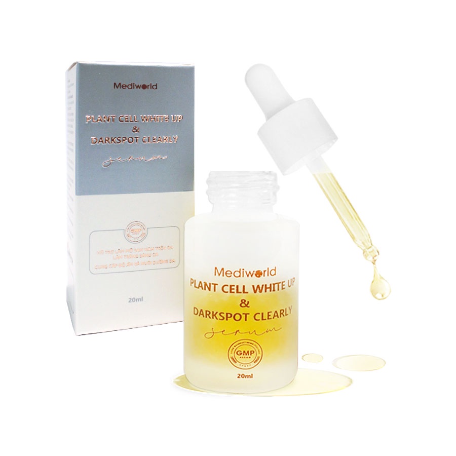 Tinh chất Hỗ Trợ Trắng Da Mờ Nám, Tàn Nhang Mediworld Plant Cell White Up & Darkspot Clearly - Miền Thảo Mộc