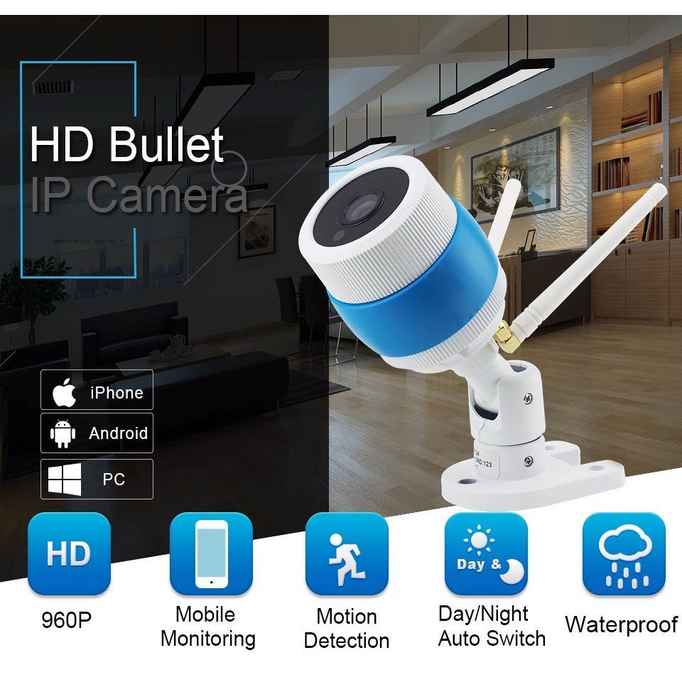 Camera IP APP LIVEYES Ngoài Trời 2 Ăng Ten (Chưa Bao gồm nguồn)