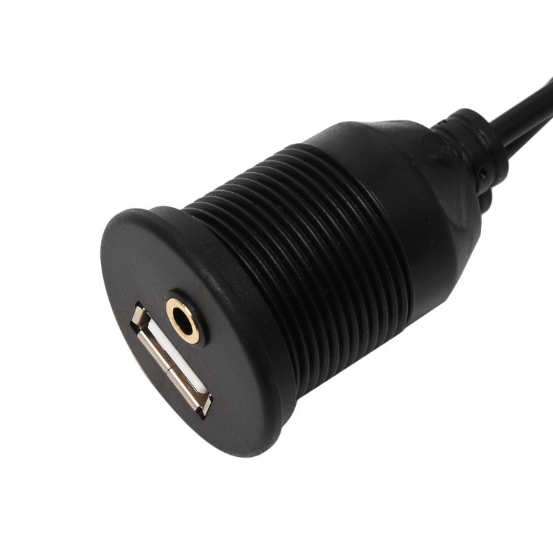 Dây Cáp Nối Dài Bảng Điều Khiển Xe Hơi 1m 3 5mm USB 2 0 AUX