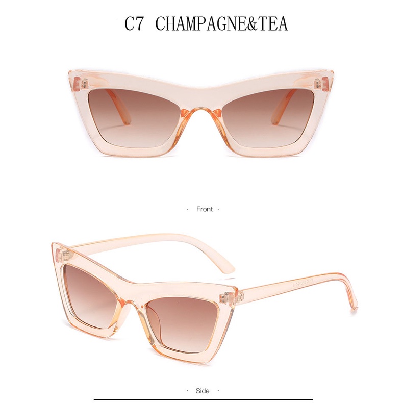 Mới Kính Mát Gọng Mắt Mèo Thời Trang Thanh Lịch Cho Nữ