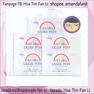 Bông tẩy trang Lily Bell (222 miếng)