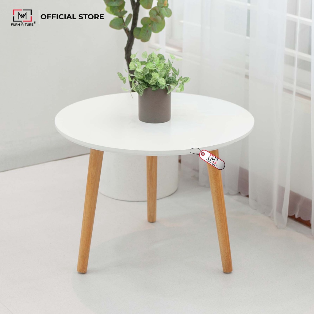 Bàn trà mặt tròn D60 chân tháo ráp - MW FURNITURE