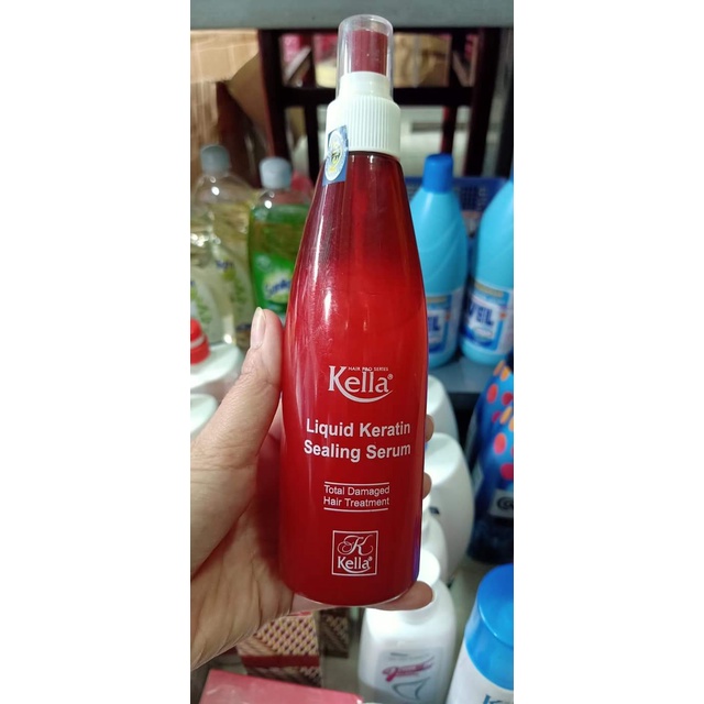 Xịt Dưỡng Tóc Kella Đỏ Keratin Phục Hồi Tóc 250ml - Hair Care Q4