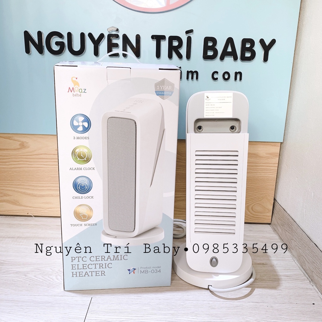 Máy sưởi đa năng Moaz bébé MB-034