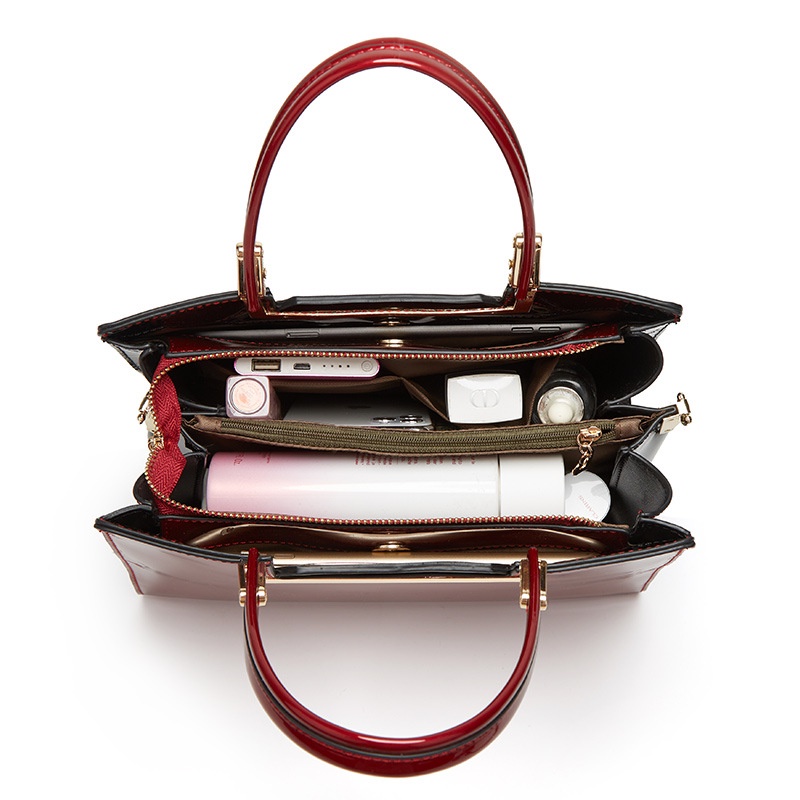 Túi Xách Da Bóng Thiết Kế Đơn Giản Thời Trang Cho Nữ