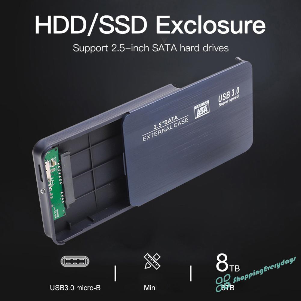 SATA Vỏ Ổ Cứng Ngoài Sv Yd0016 2.5 Inch Hdd Ssd Sang Usb 3.0