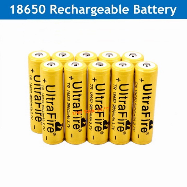 Pin Sạc Ultrafire 3.7V 18650 Dung Lượng 9800mah