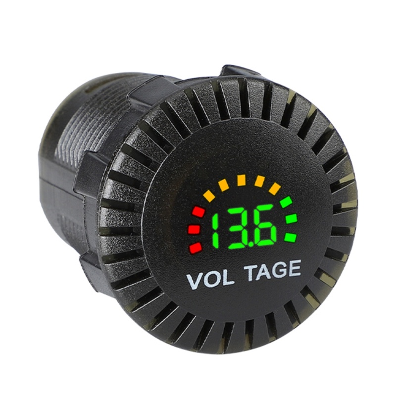 Vôn Kế Kỹ Thuật Số 8V-30V DC 12V-24V Chuyên Dụng Cho Xe Hơi / Tàu Thuyền