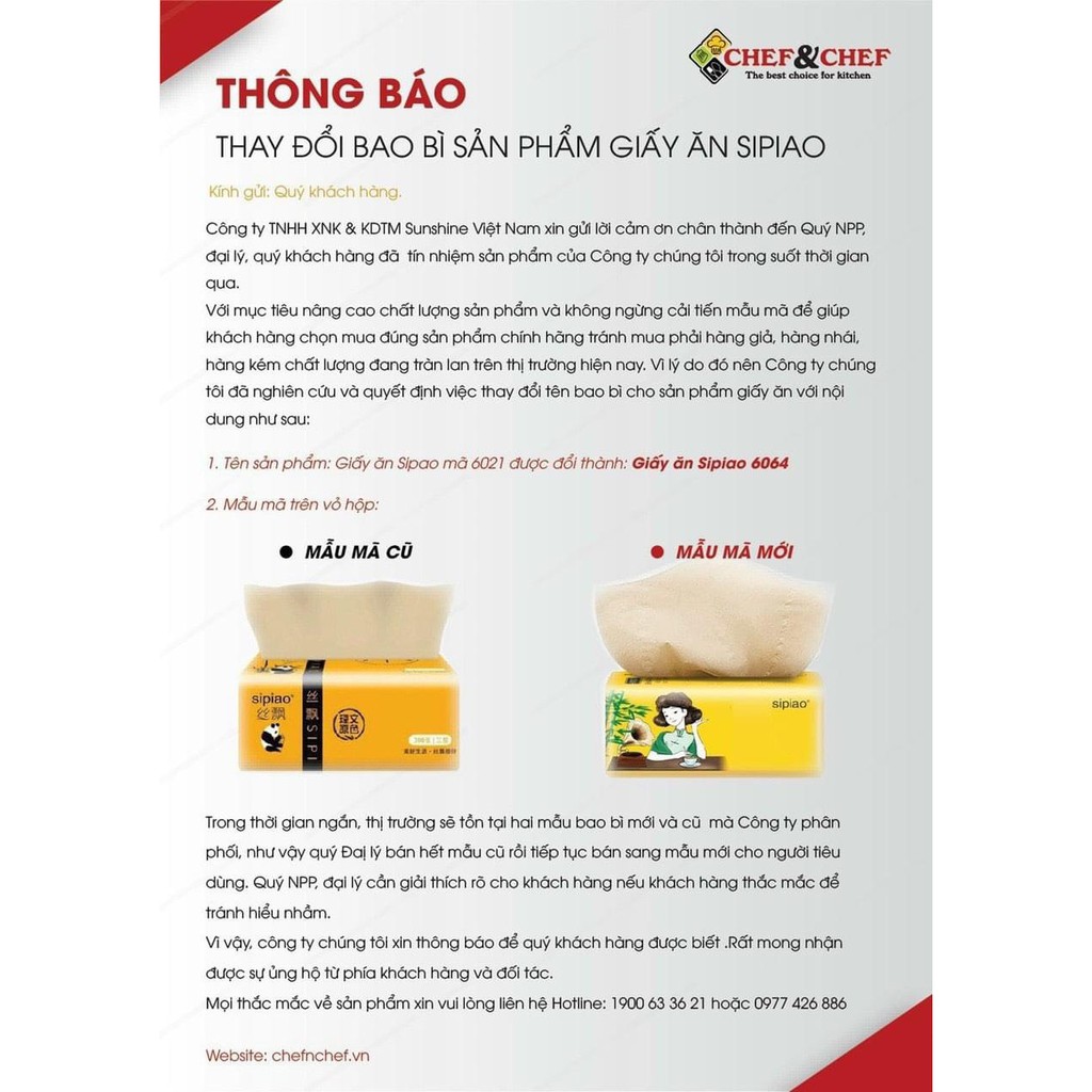 THÙNG 40 GÓI GIẤY ĂN GẤU TRÚC BAMBOO HÌNH HƯƠU CAO CỔ/ THÙNG 30 GÓI GIẤY ĂN GẤU TRÚC SIPIAO [ VN ]