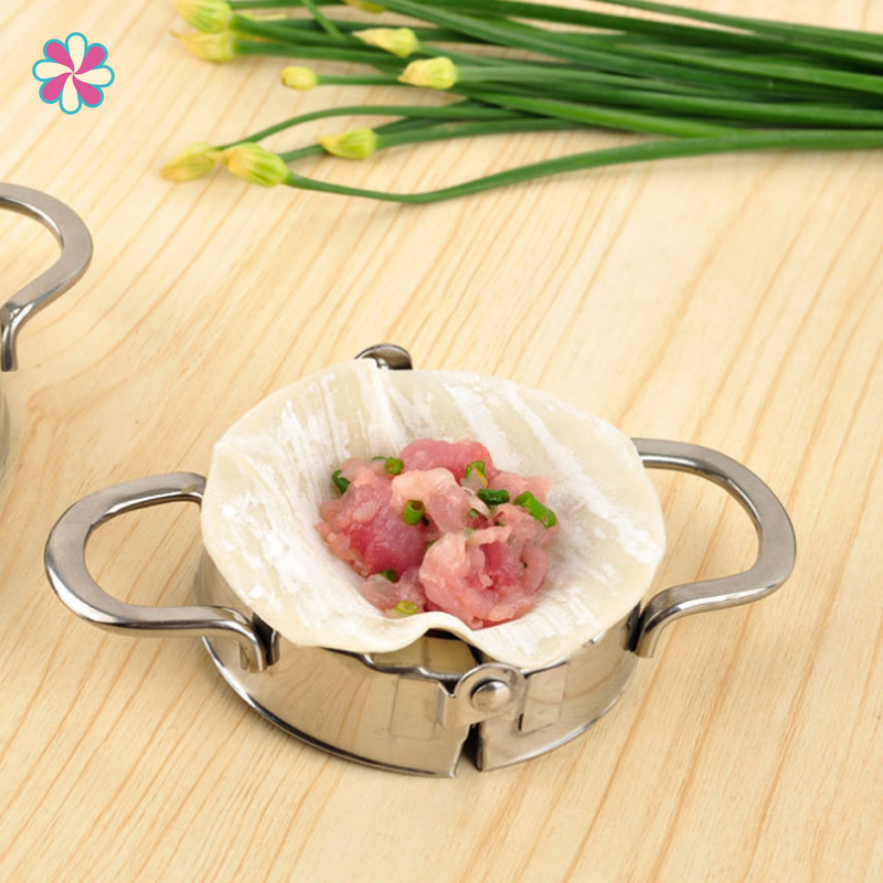 Set 4 Khuôn Làm Há Cảo 1 / 2 / 1 Khuôn Làm Bánh Xếp Bằng Thép Không Gỉ