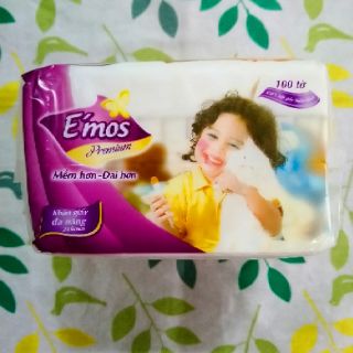 Khăn giấy lụa cao cấp Emos premium 100 tờ