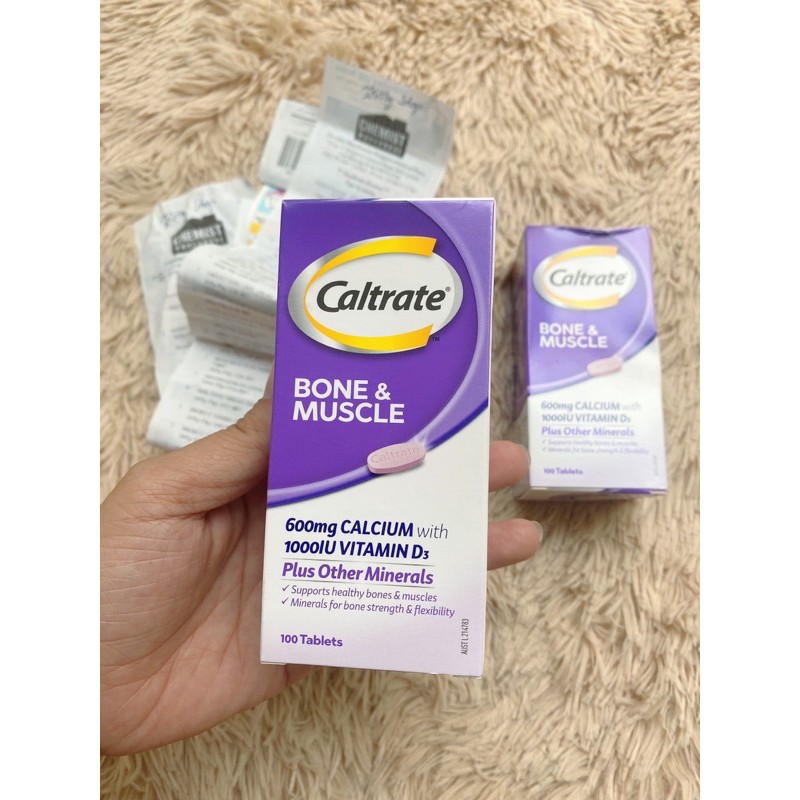 CALTRATE BONE &amp; MUSCLE ALPEN LỌ 100 VIÊN CHUẨN CHÍNH HÃNG