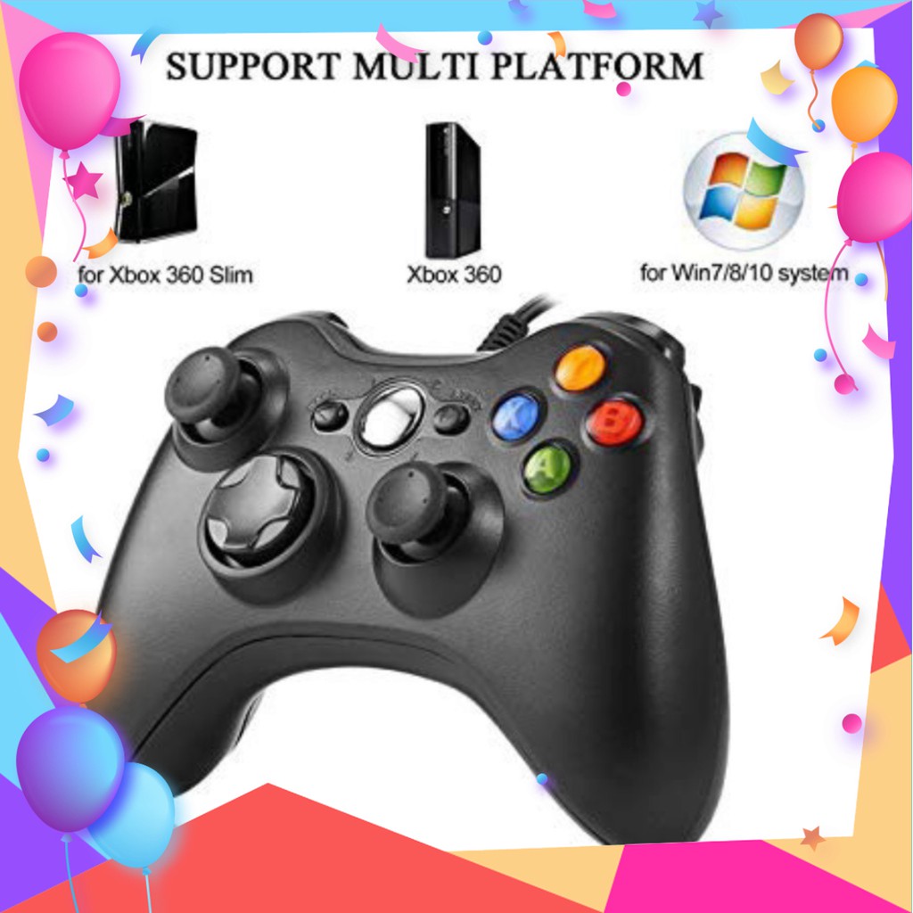 [Xả Kho] Tay Cầm Chơi Game Có Dây Microsoft Xbox 360 Hỗ trợ tất cả các thiệt bị Android , PC , Xbox, Androi TV