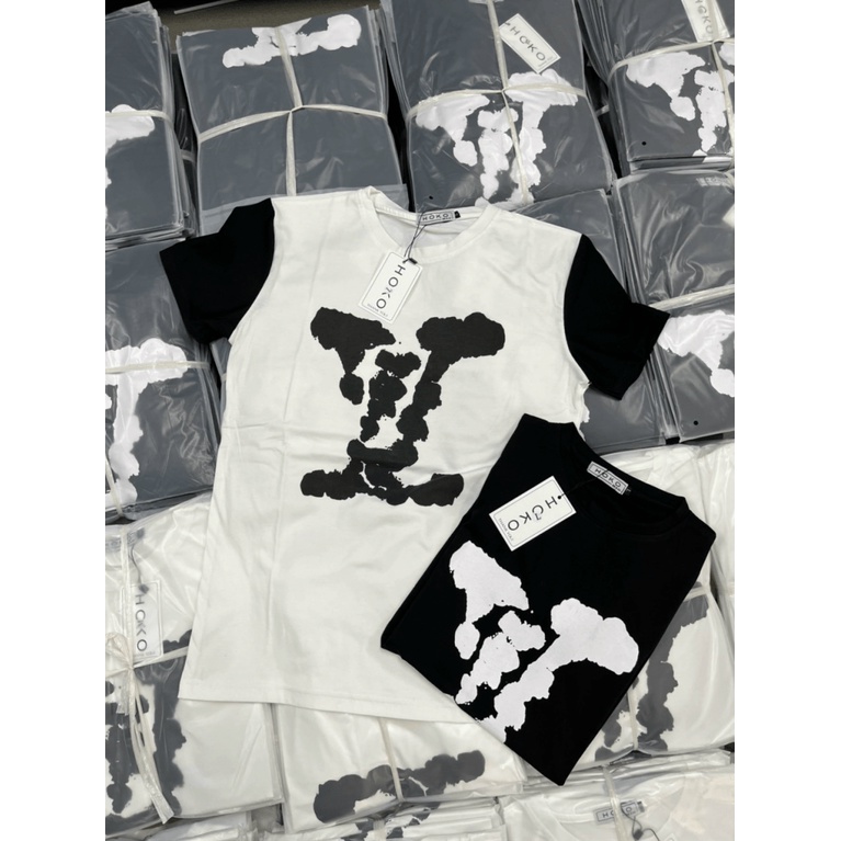 (HCM) ÁO THUN NAM NỮ PHONG CÁCH LUXURY ĐẲNG CẤP THỜI TRANG BOY PHỐ CHO CÁC BẠN TRẺ HÔT NGAY SALE LIỀN TAY KOKO MI FASHIO