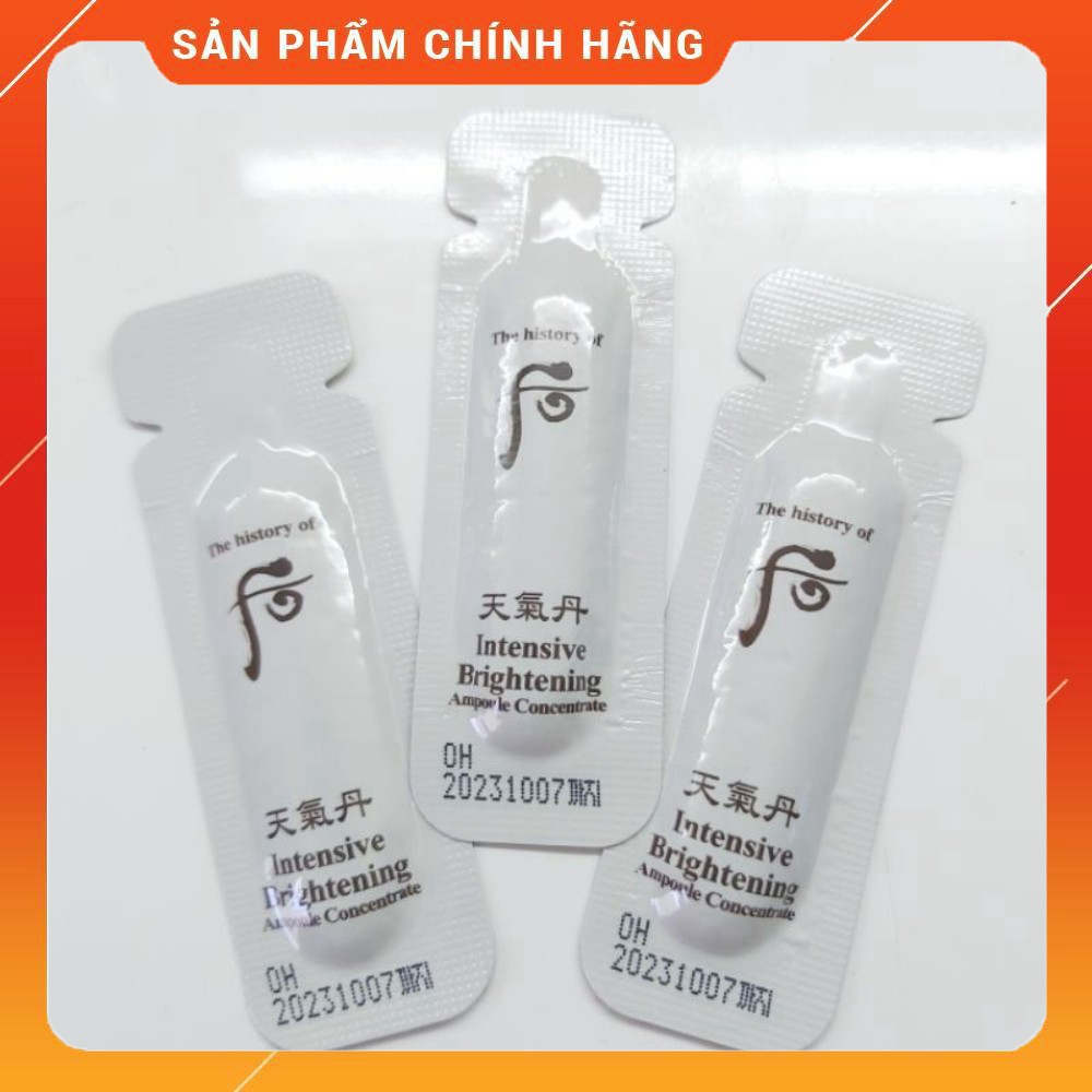 [Mới-Hot] Tinh chất siêu dưỡng trắng mờ sạm nám và trẻ hóa làn da hiệu quả Whoo Brightening Ampoule 1ml | BigBuy360 - bigbuy360.vn