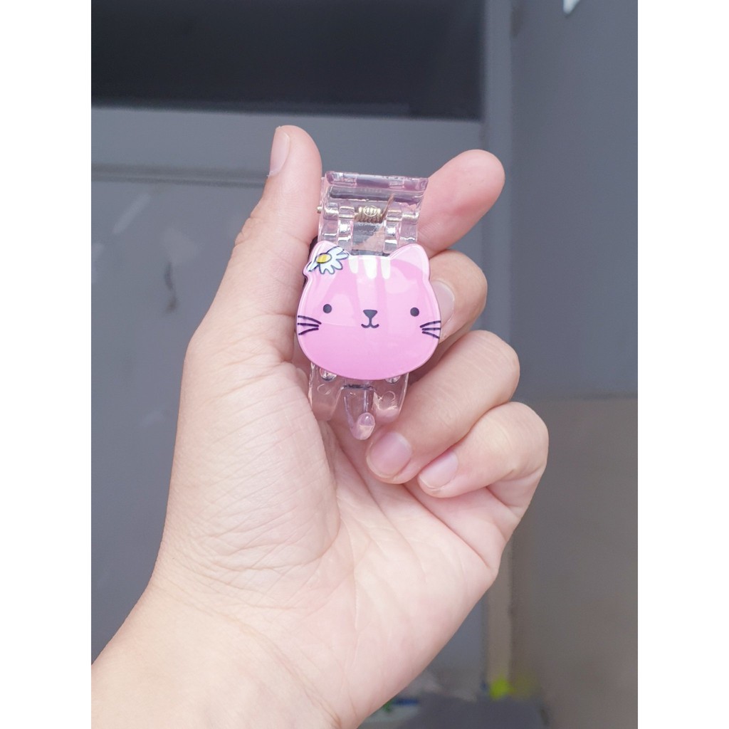 GẤP TÓC TRONG SUỐT CÓ HÌNH DỄ THƯƠNG