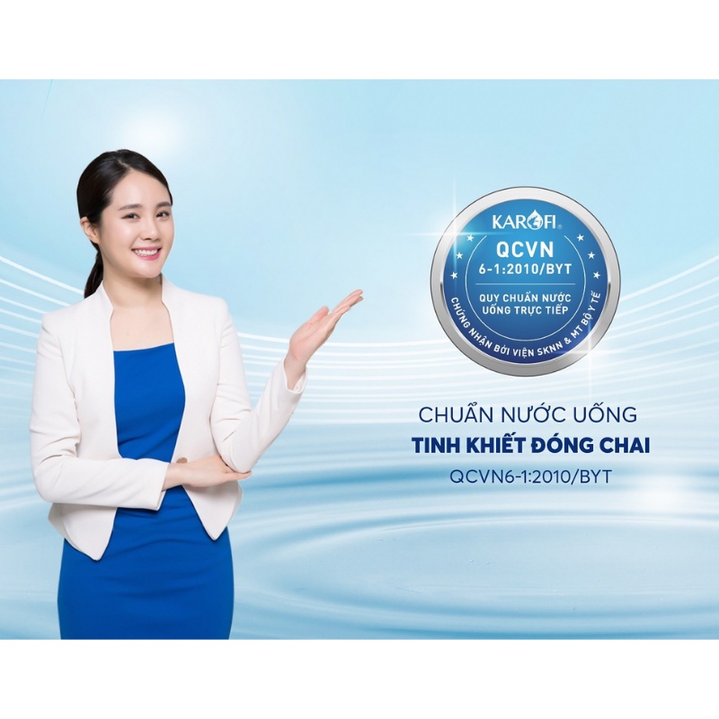 [FREESHIP HCM] Máy Lọc Nước Karofi KAQ-U03 Không Tủ, Đề Gầm - 10 Lõi Lọc - Bảo Hành 3 Năm