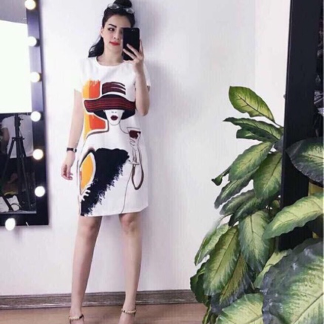 Váy xuông 3D nhiều hình