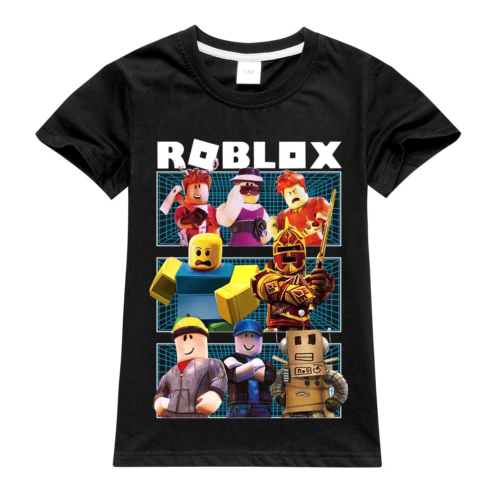 Áo thun bé trai và bé gái in hình Game hoạt hình ROBLOX siêu cute dễ thương, Chất liệu cotton thoáng mát mềm mịn, SSSHOP