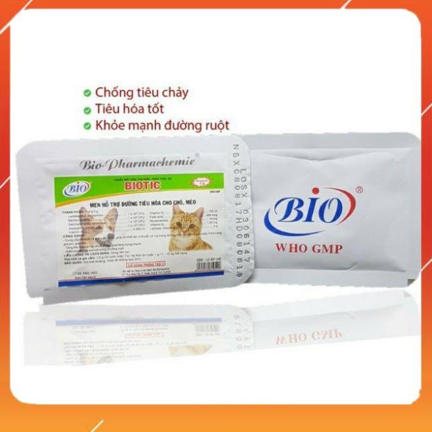 Mn hỗ trợ tiêu hóa cho chó mèo Biotic - gói 5g