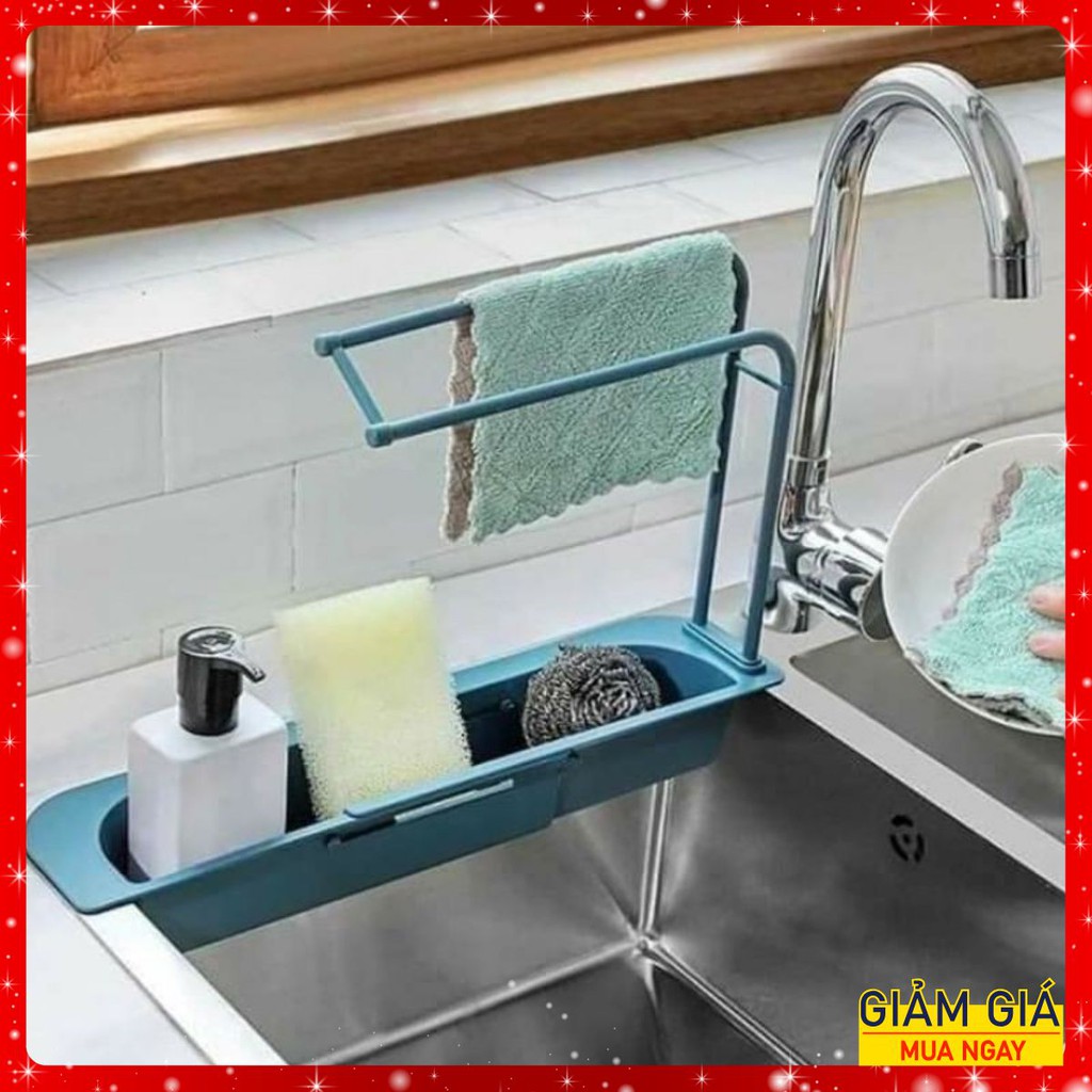 Giá đựng rẻ rửa bát và treo khăn lau bếp