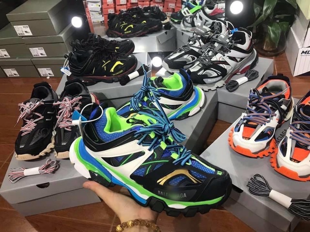 Giày Track 3.0 Full Phụ Kiện  FRESHIP ⚡️ FLASHSALE | Giày Thể Thao Nữ Balentrack 3.0