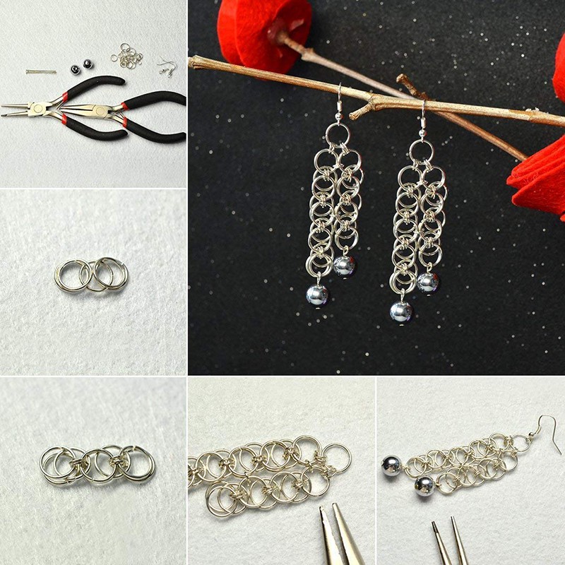 20~1000 Vòng tách nối đôi bằng thép không gỉ 304