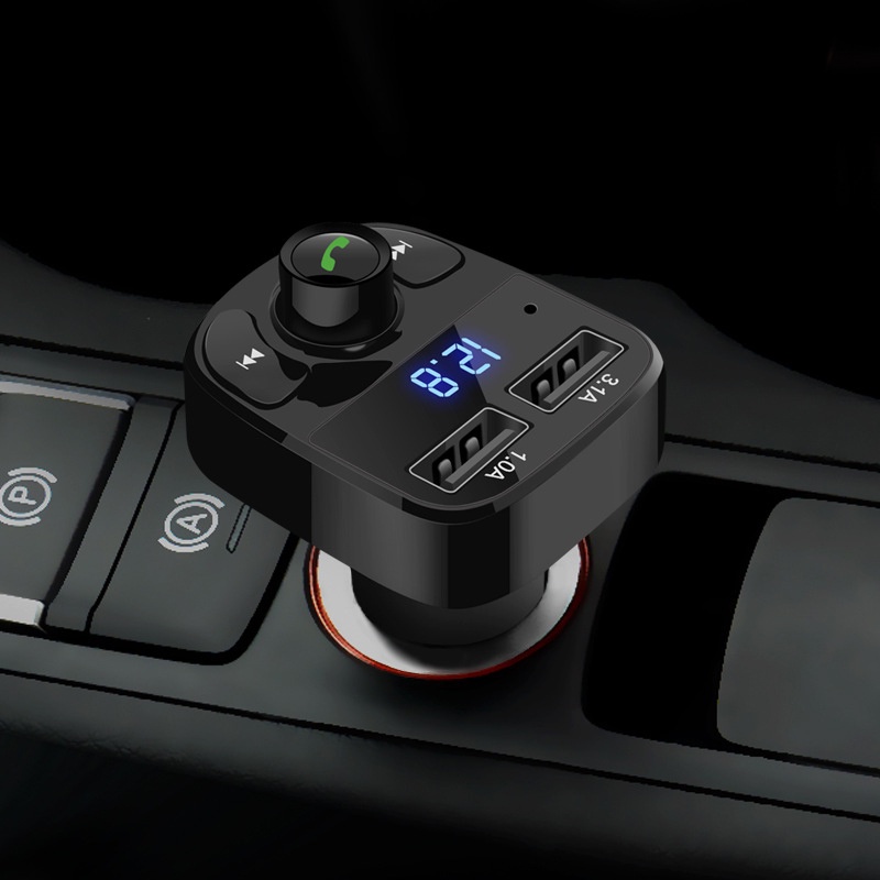 Bộ Sạc Nhanh X8 Bluetooth 5.0 Aux Cho Xe Hơi FM X8 MP3