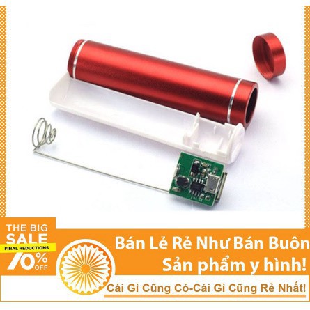 Box Sạc Dự Phòng 1 Cell Vỏ Nhôm (Không Pin)