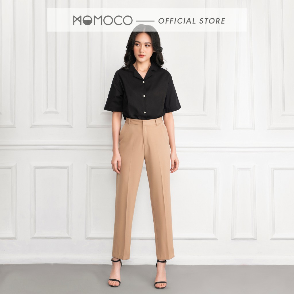 Quần Ống Đứng MOMOCO ESSENTIALS Signature Straight Pants Chất Liệu Tuýt Si Mềm Mại  - M2774 | BigBuy360 - bigbuy360.vn