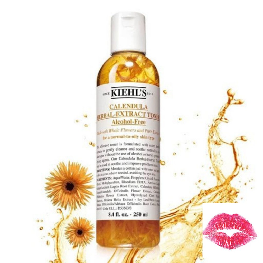 Toner hoa cúc KIEHL’S Calendula Herbal Extract Alcohol-Free Toner 250ml