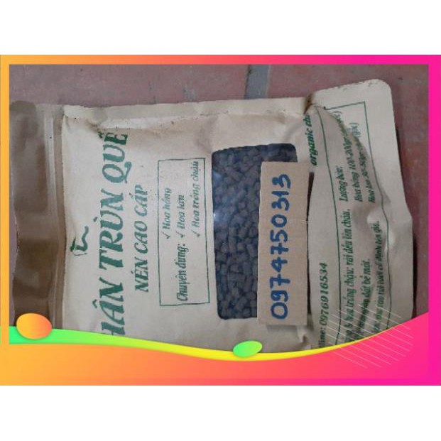 Phân trùn quế nén cao cấp gói 1kg