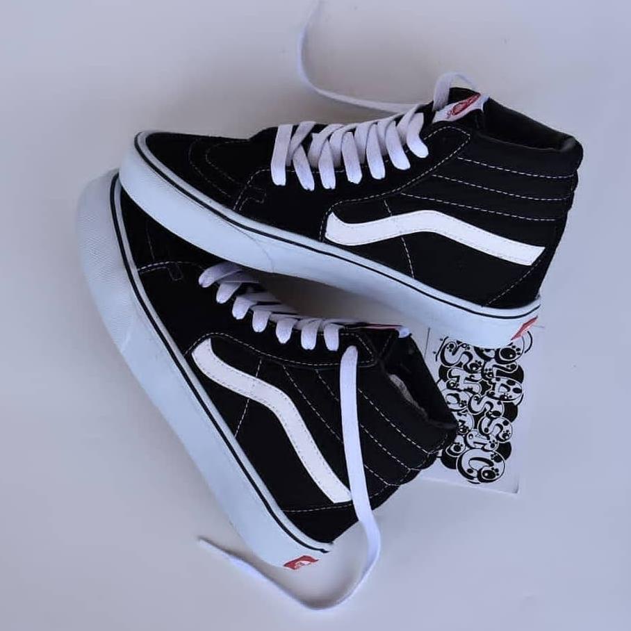 (Code P8004) Giày Bốt Họa Tiết Vans / Sâu Cao
