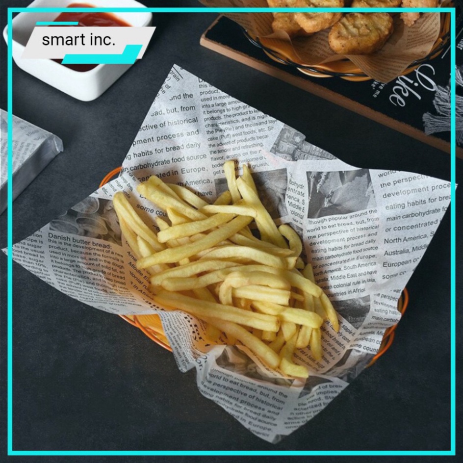 Giấy Nến Nướng Bánh Chống Dính Giấy Sáp Lót Bánh Báo Nồi Chiên Không Dầu