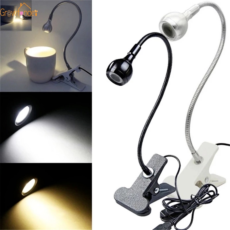 Đèn LED Để Bàn Đọc Sách Bảo Vệ Mắt Sạc Cổng USB Có Kẹp Tiện Dụng