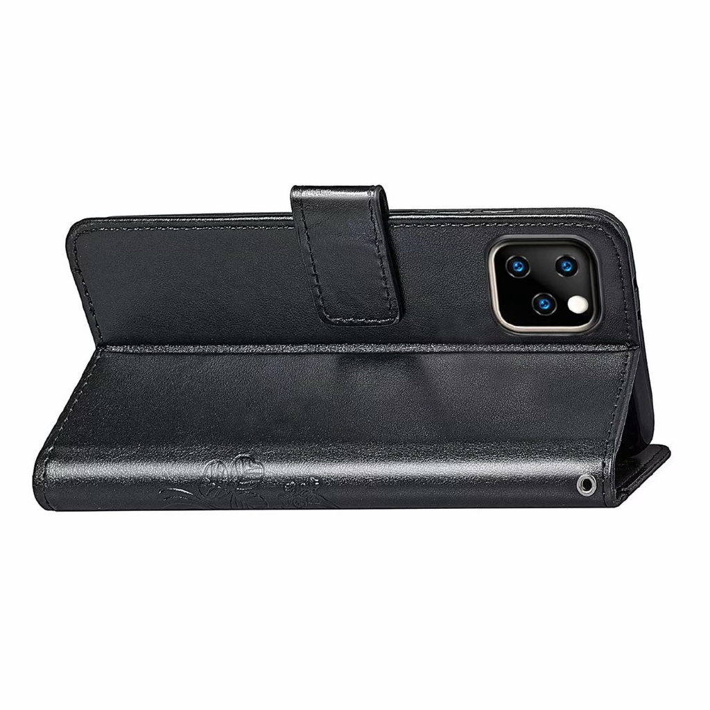 Ốp Điện Thoại Da Họa Tiết Hoa 3D Kèm Ví Cho Samsung Galaxy Note 3 4 5 8 9 10 10Pro 10 Lite