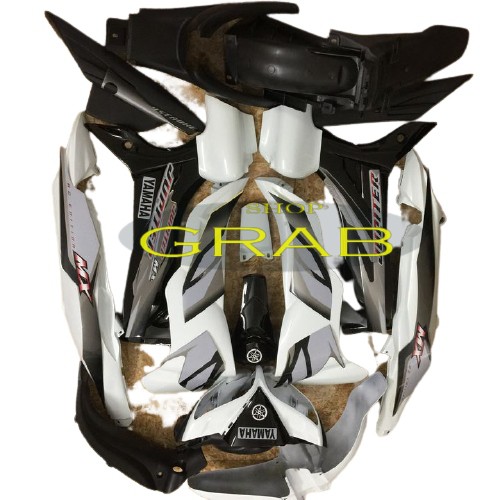 Bộ dàn áo xe JUPITER MX Màu Trắng  Loại pha đèn MẮT CÁO- nhựa nguyên sinh cao cấp