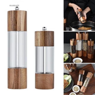 Acrylic Manual Pepper Grinder Spice Sea Salts Pepper Grinder Adjustable Coarseness Mill Grinder