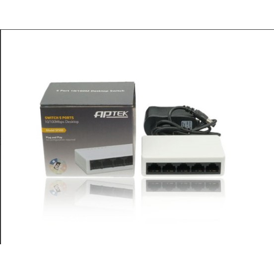 SWITCH 5 PORTS APTEK SF500