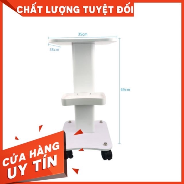 Kệ bánh xe kê máy spa, 5in1,6in1,h202 kiểu dáng đẹp chắc chắn