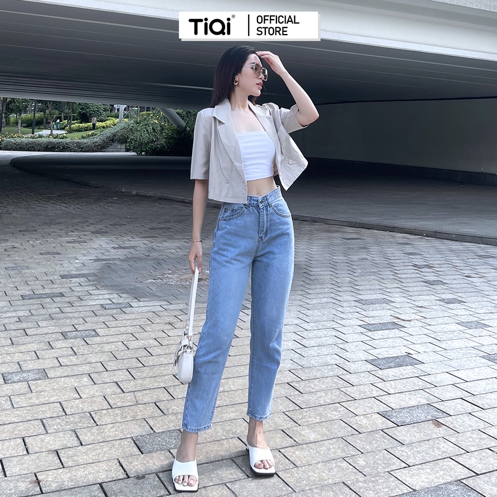 Quần Baggy Jean Trơn Hot Trend  TiQi Jeans B1-211