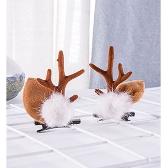 [MỚI VỀ] Kẹp Tóc Tuần Lộc Cực Kì Dễ Thương [SET 2 CÁI]
