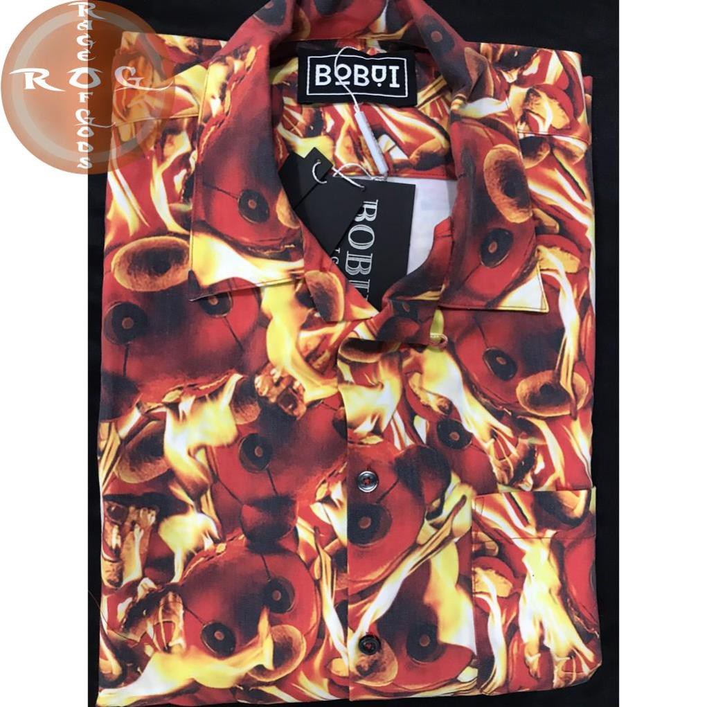 Áo Sơ Mi Bobui Gấu Cháy Chính Hãng