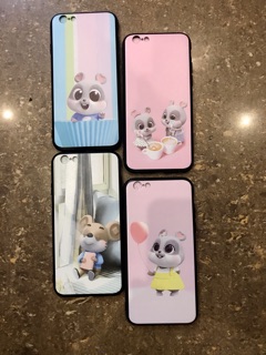 Ốp lưng in nổi 4D chuột cute 2020