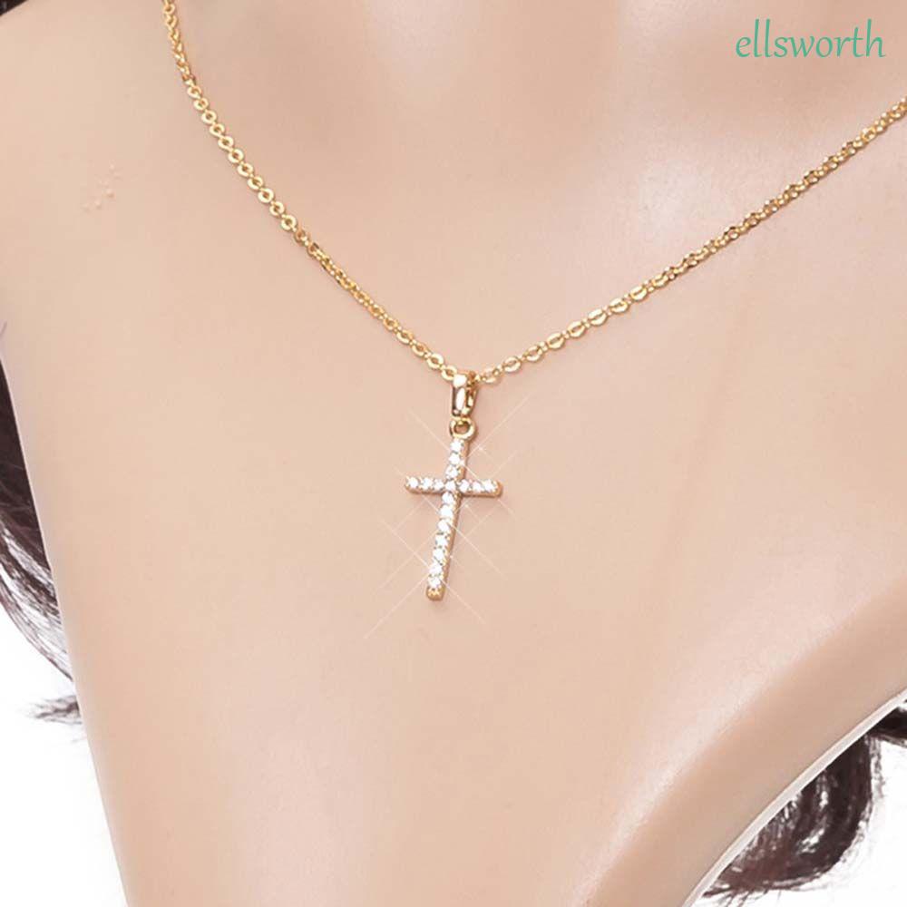 Dây Chuyền Mặt Thánh Giá|Vòng Cổ Choker Mặt Chữ Thập Đính Đá Nhiều Màu Sắc